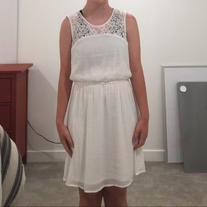 White top lace Charlotte Russe dress